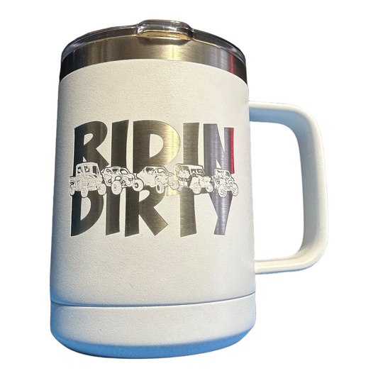 Ridin Dirty UTV SXS Insulated 15oz Coffee Mug