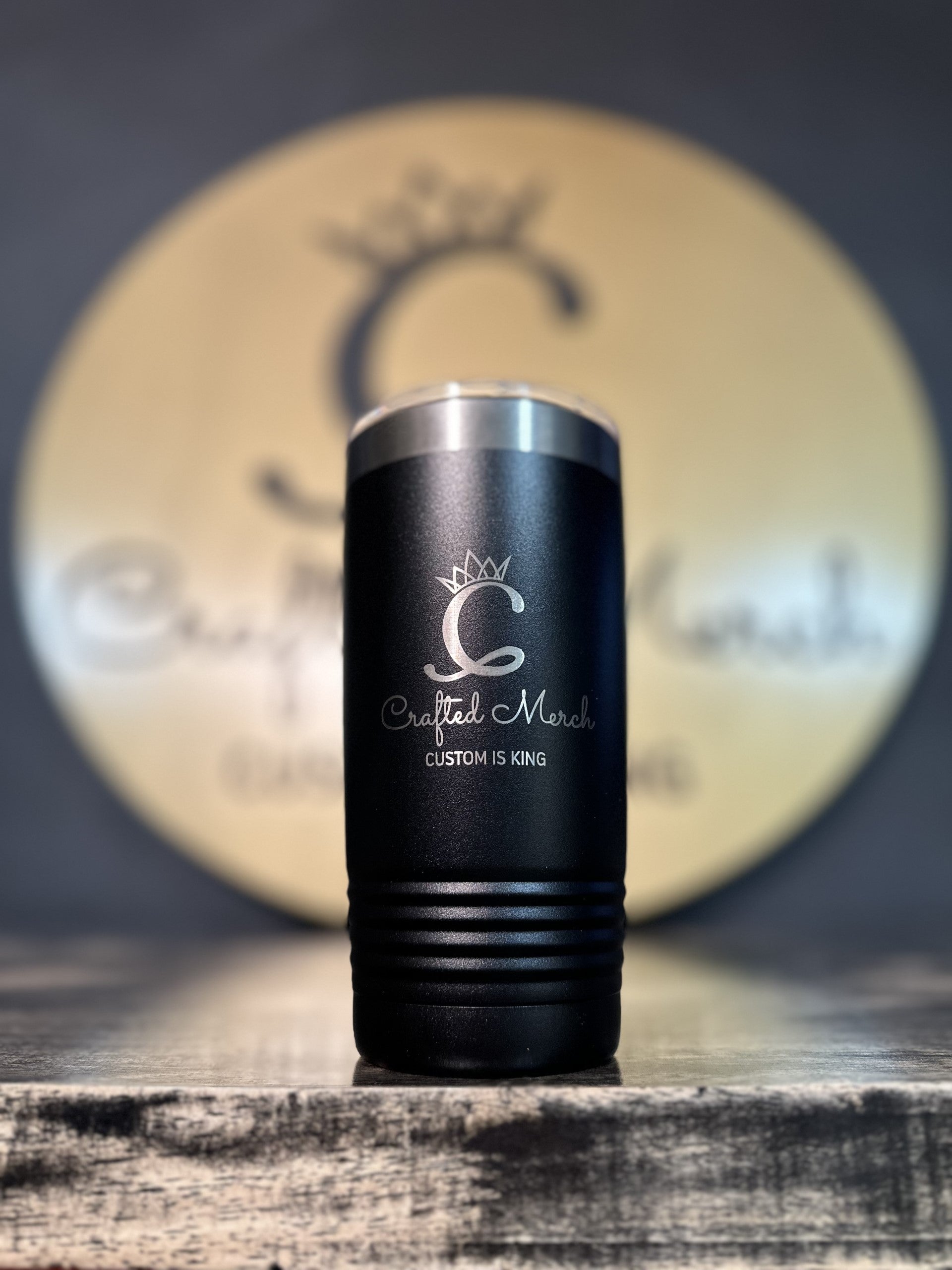 Your Logo on a Stainless Insulated 20oz Tumbler with Slider Lid ...