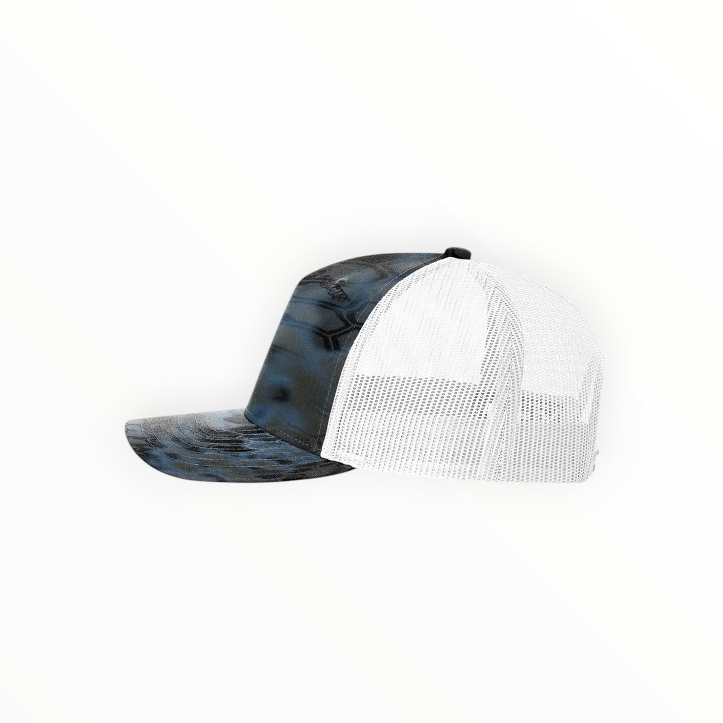 Your Logo on a Richardson 112 Printed Camo Five Panel Trucker Hat