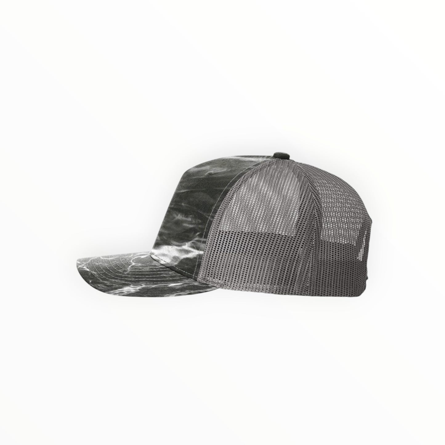 Your Logo on a Richardson 112 Printed Camo Five Panel Trucker Hat
