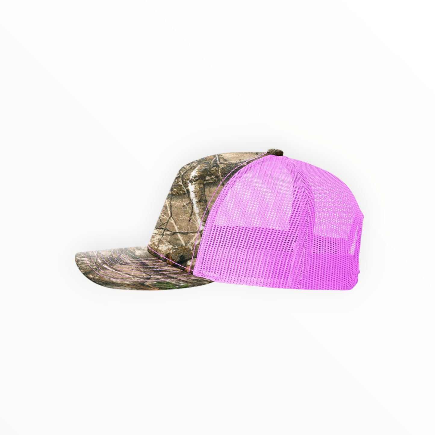 Your Logo on a Richardson 112 Printed Camo Five Panel Trucker Hat