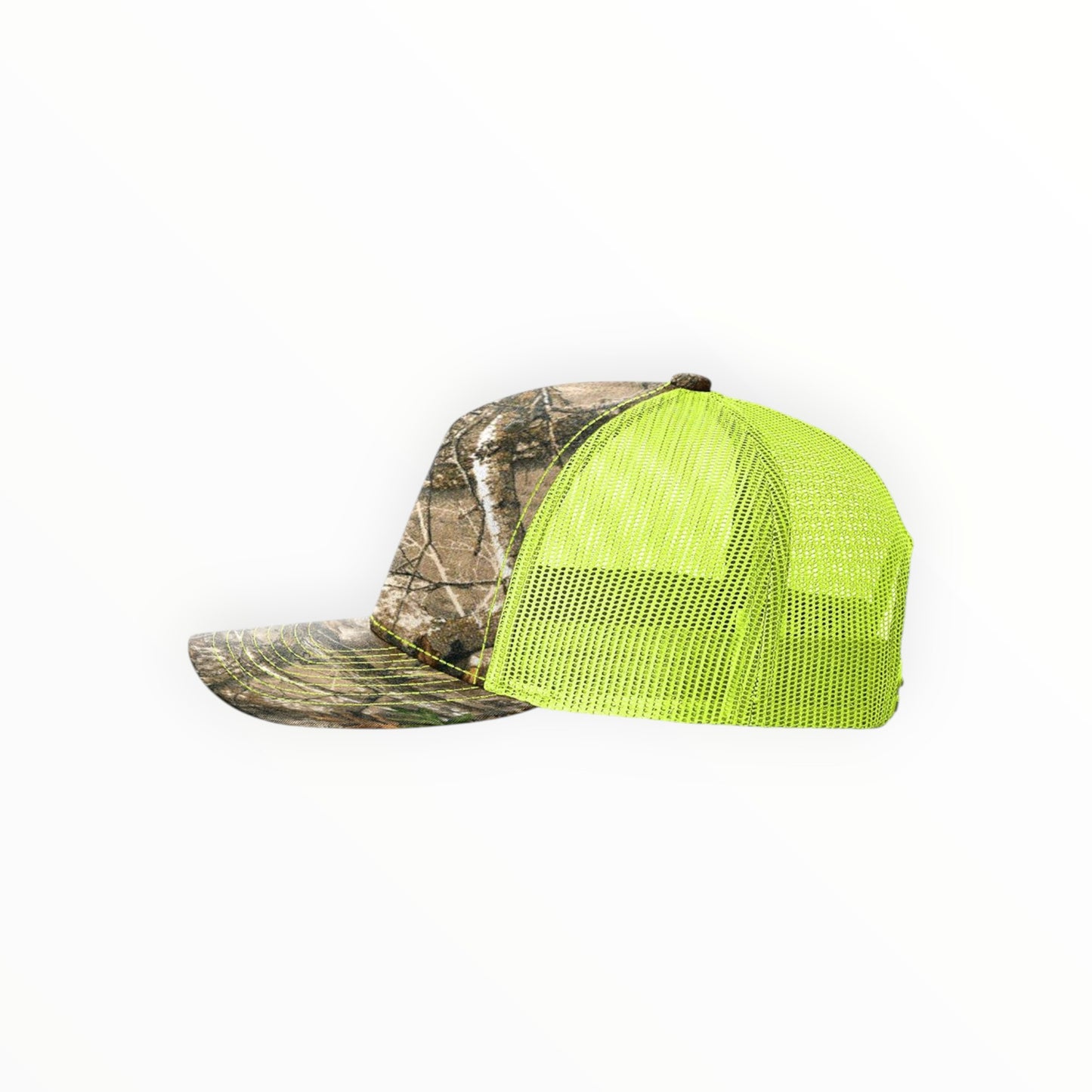 Your Logo on a Richardson 112 Printed Camo Five Panel Trucker Hat