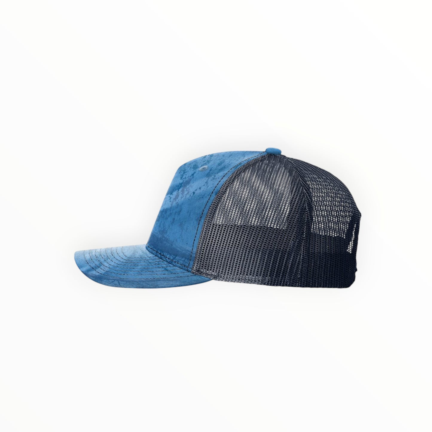 Your Logo on a Richardson 112 Printed Camo Five Panel Trucker Hat