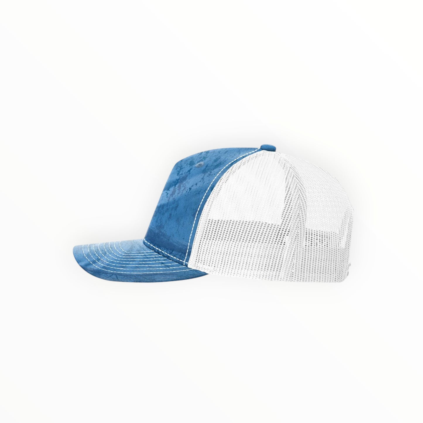 Your Logo on a Richardson 112 Printed Camo Five Panel Trucker Hat