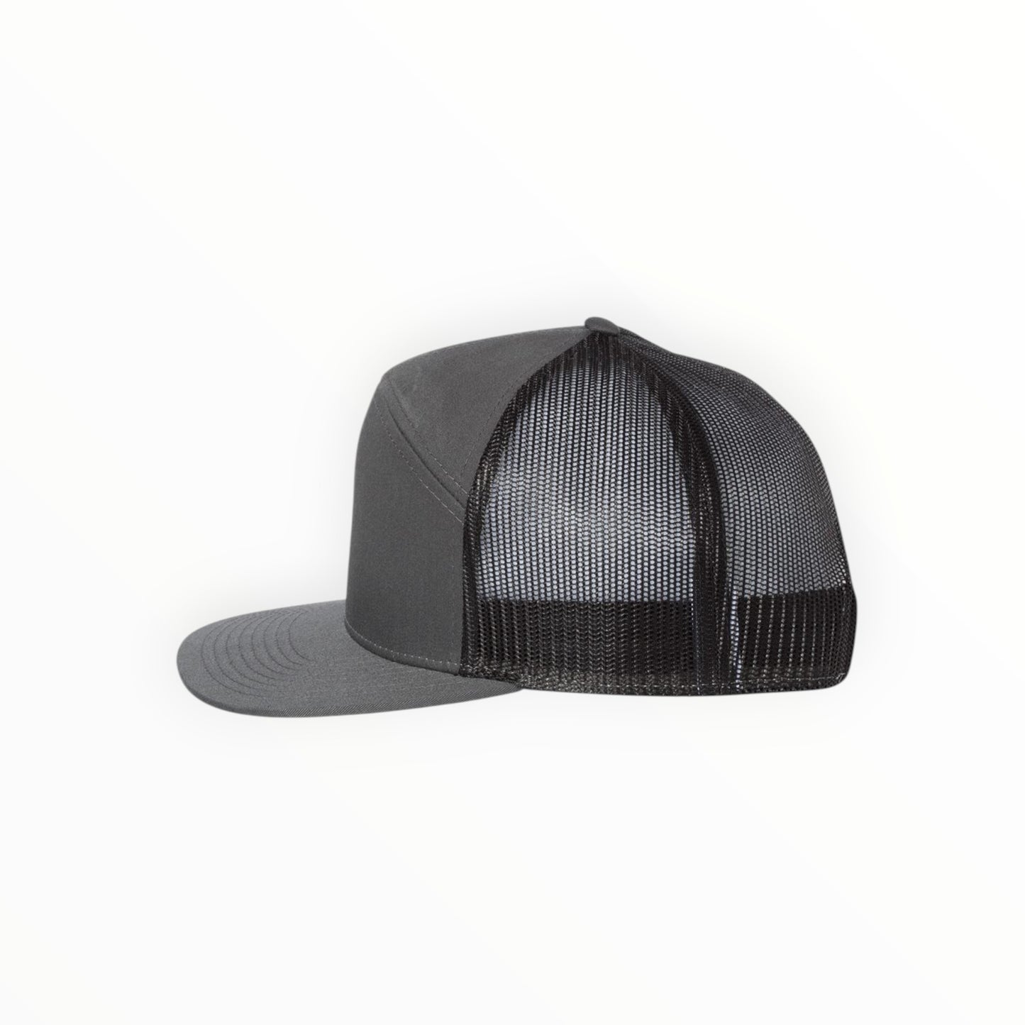 Your Logo on a Richardson 168 Flat Bill Snapback Trucker Hat
