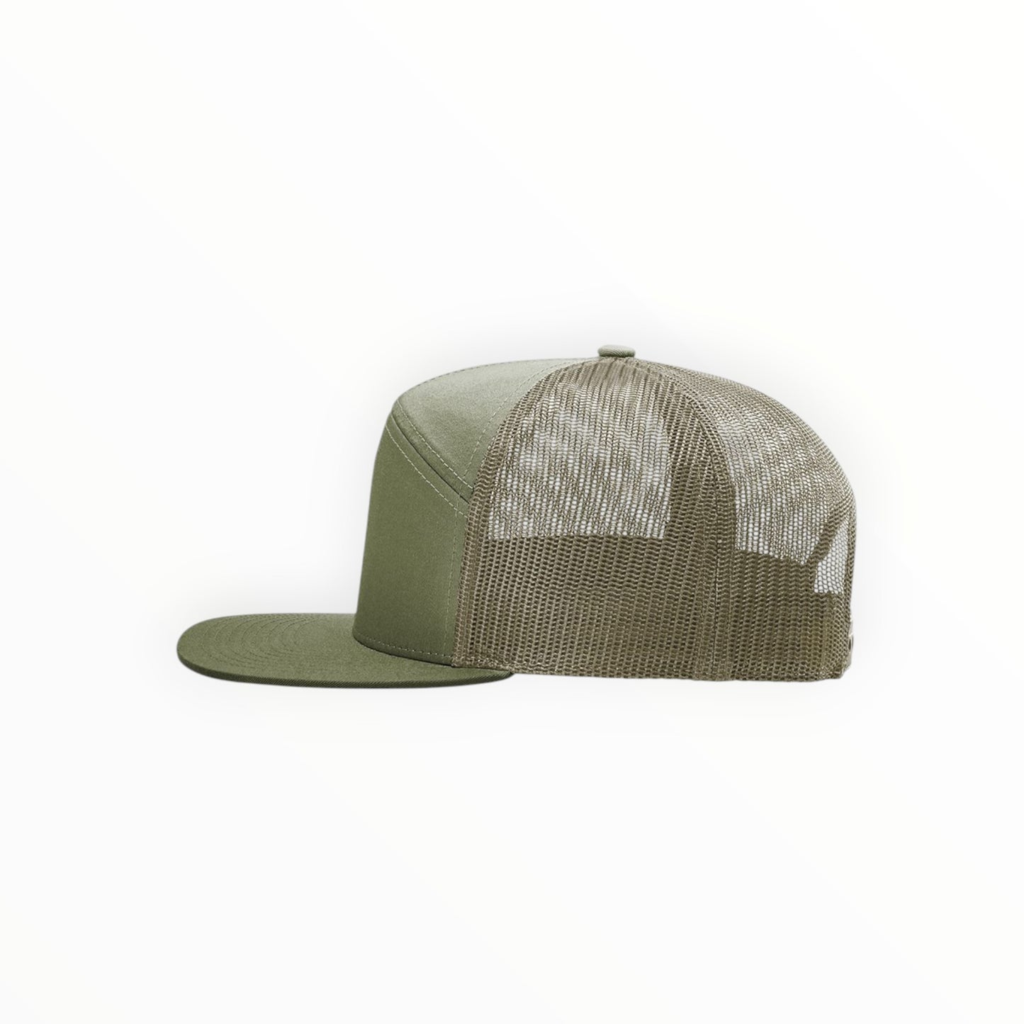Your Logo on a Richardson 168 Flat Bill Snapback Trucker Hat