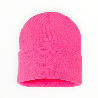 Your Logo on a Sportsman 12" Adjustable Cuff Acrylic Knit Beanie