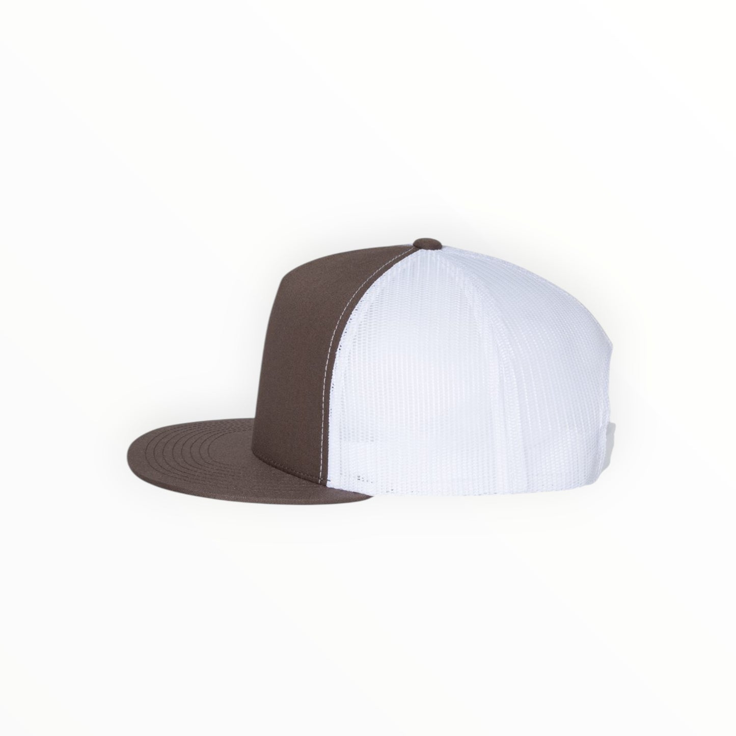 Your Logo on a Yupoong Classics 6006 Flat Bill Trucker Hat