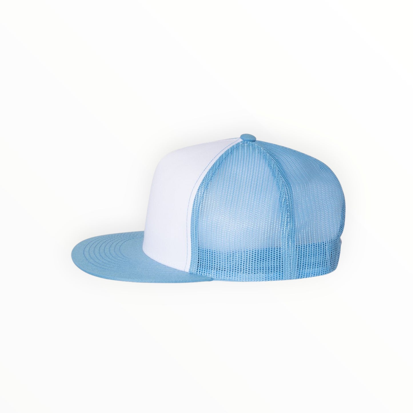 Your Logo on a Yupoong Classics 6006 Flat Bill Trucker Hat