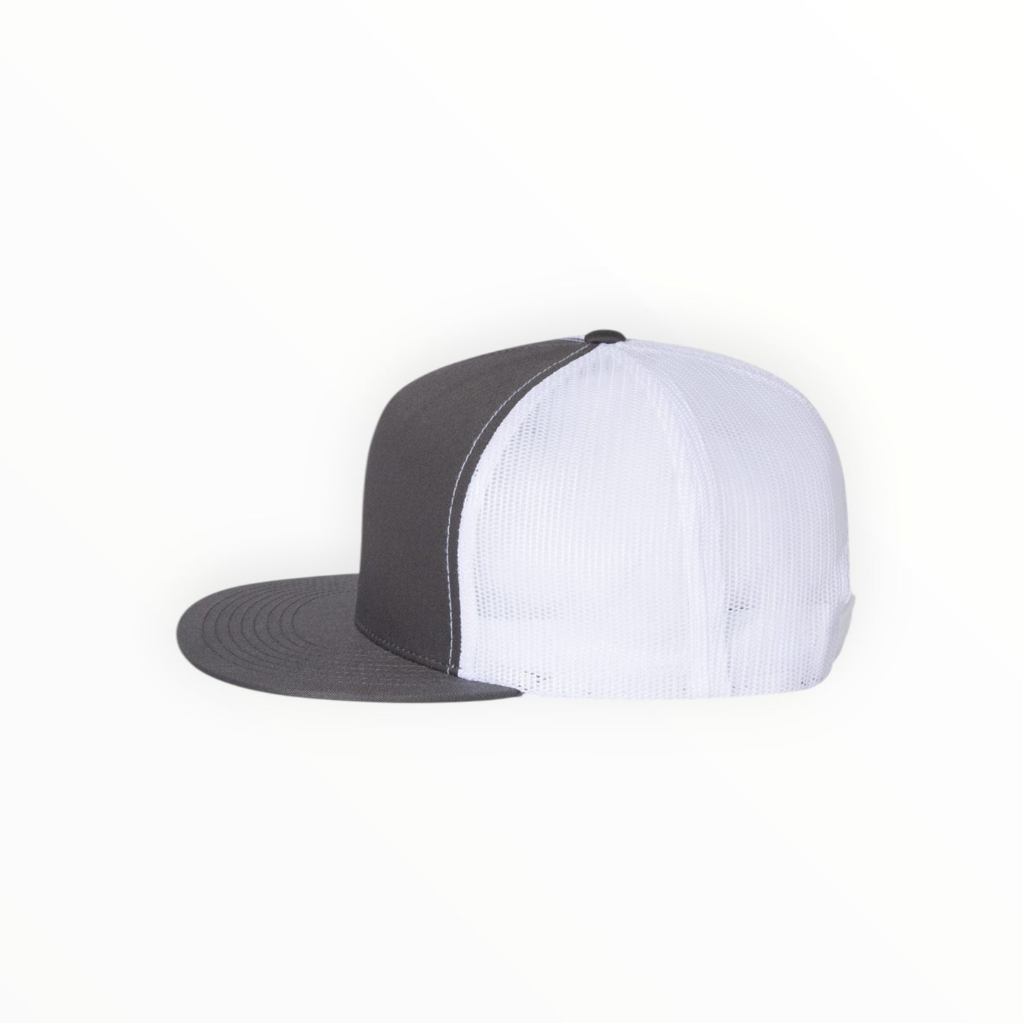 Your Logo on a Yupoong Classics 6006 Flat Bill Trucker Hat