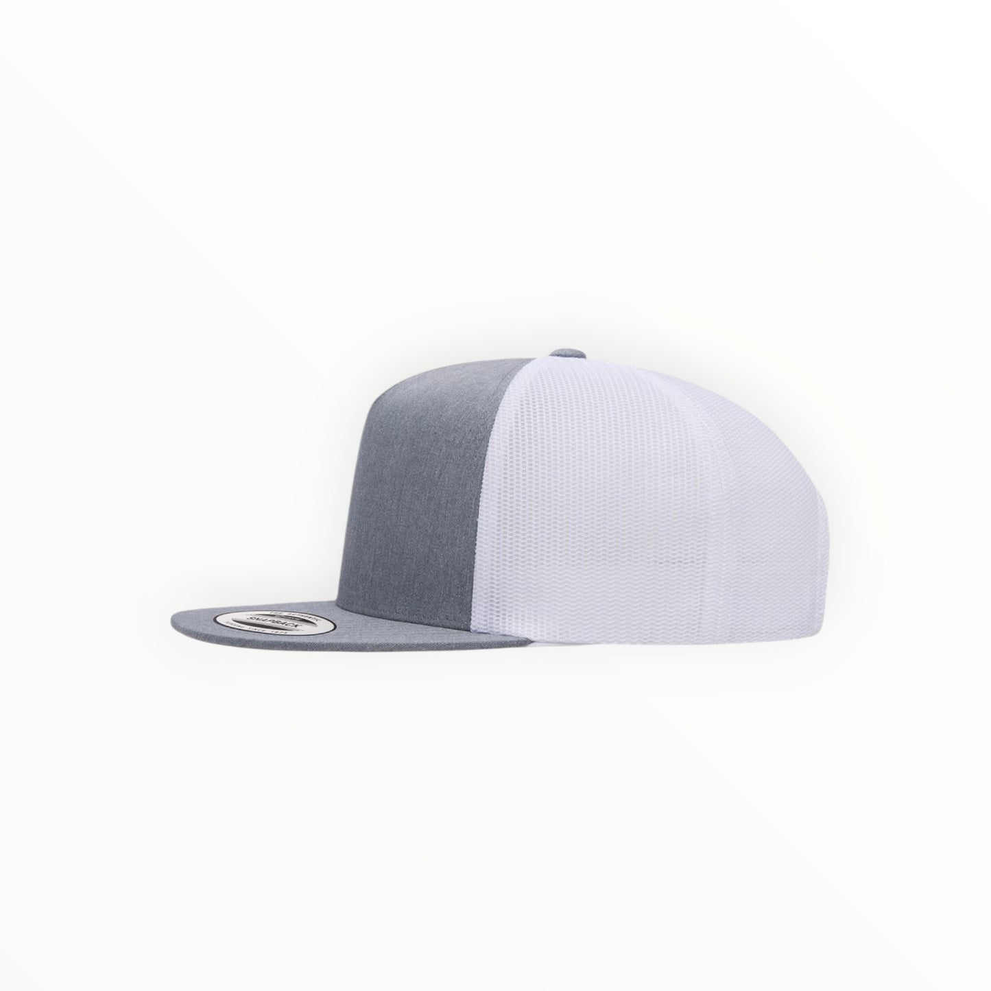 Your Logo on a Yupoong Classics 6006 Flat Bill Trucker Hat