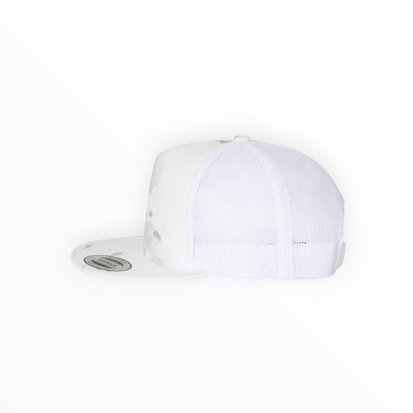 Your Logo on a Yupoong Classics 6006 Flat Bill Trucker Hat