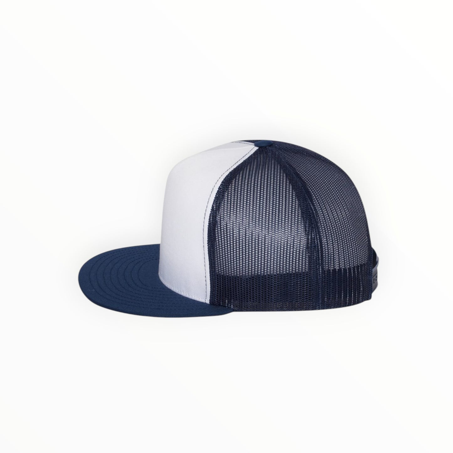Your Logo on a Yupoong Classics 6006 Flat Bill Trucker Hat