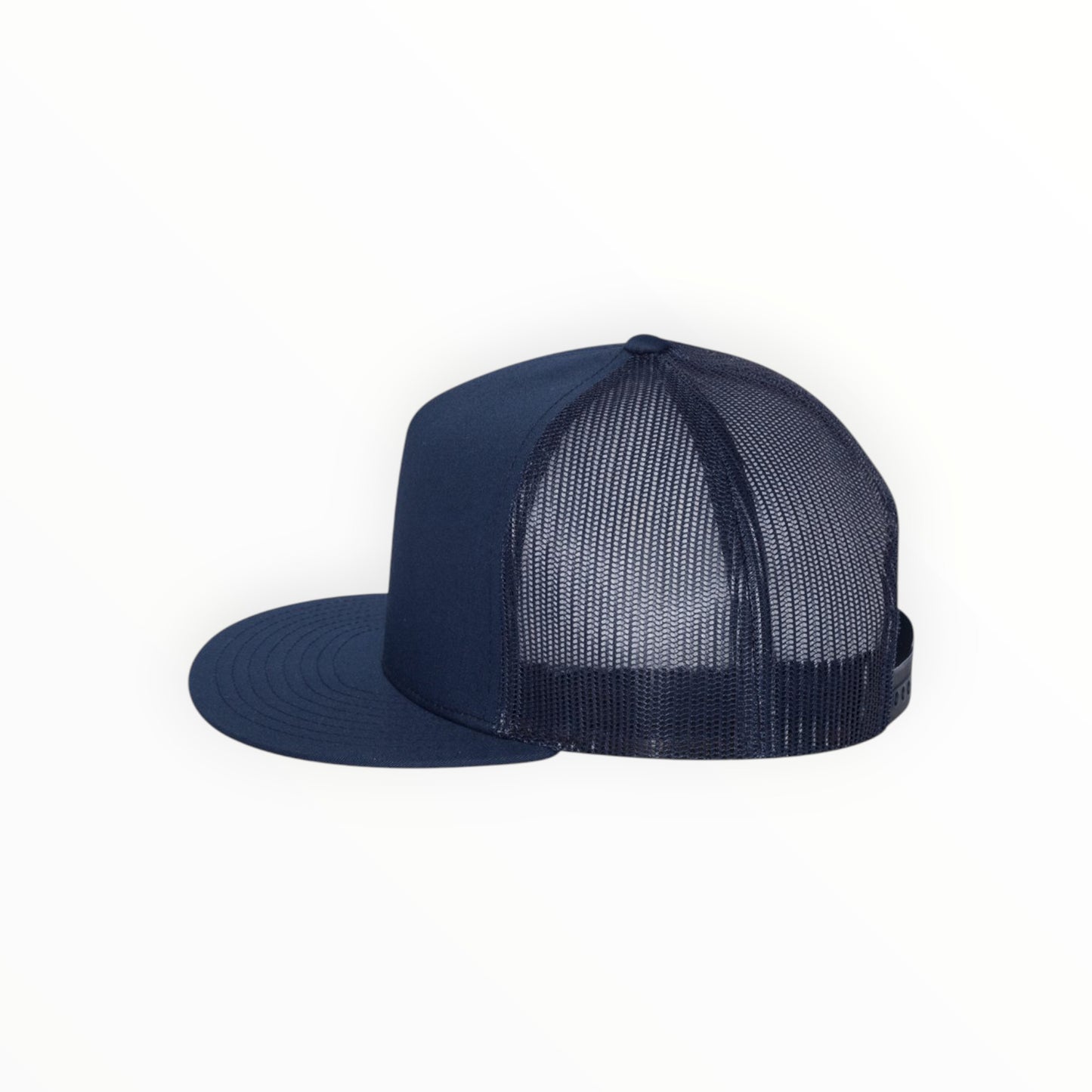 Your Logo on a Yupoong Classics 6006 Flat Bill Trucker Hat