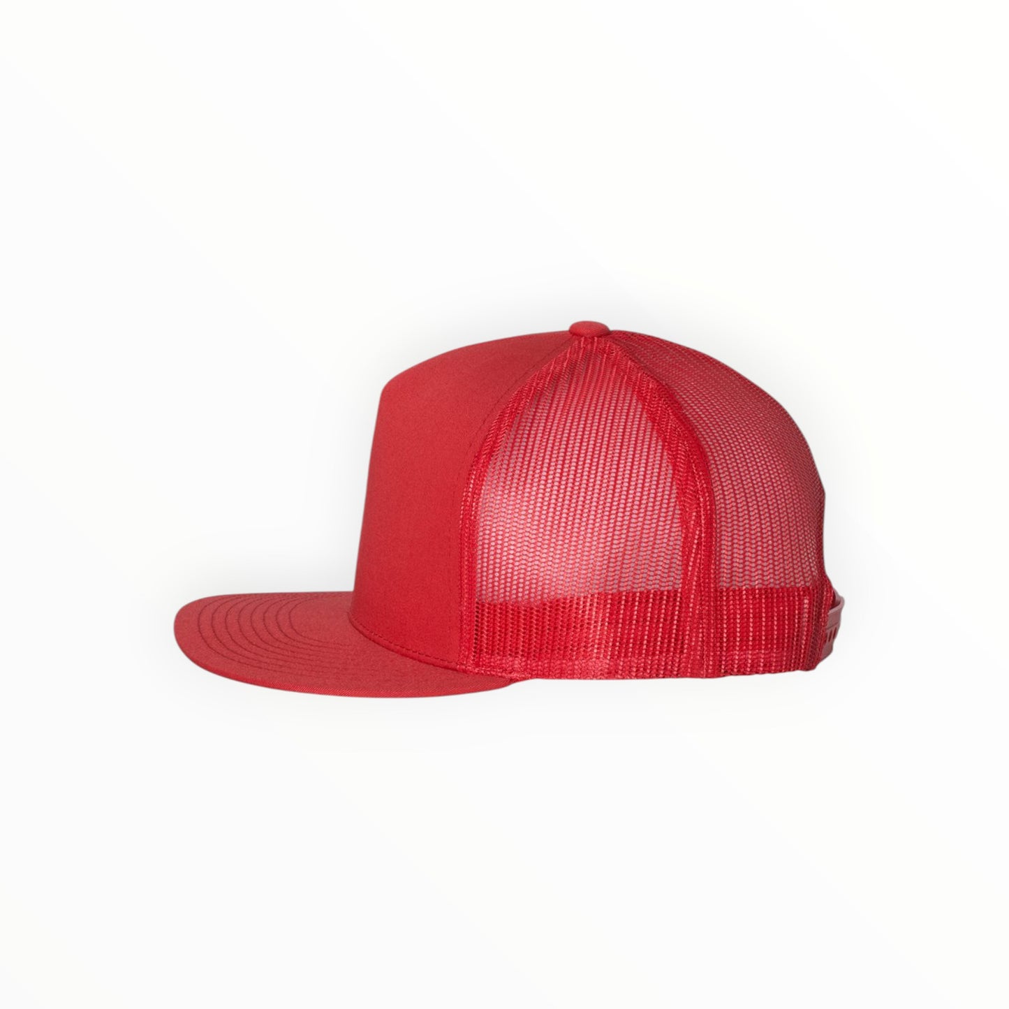 Your Logo on a Yupoong Classics 6006 Flat Bill Trucker Hat