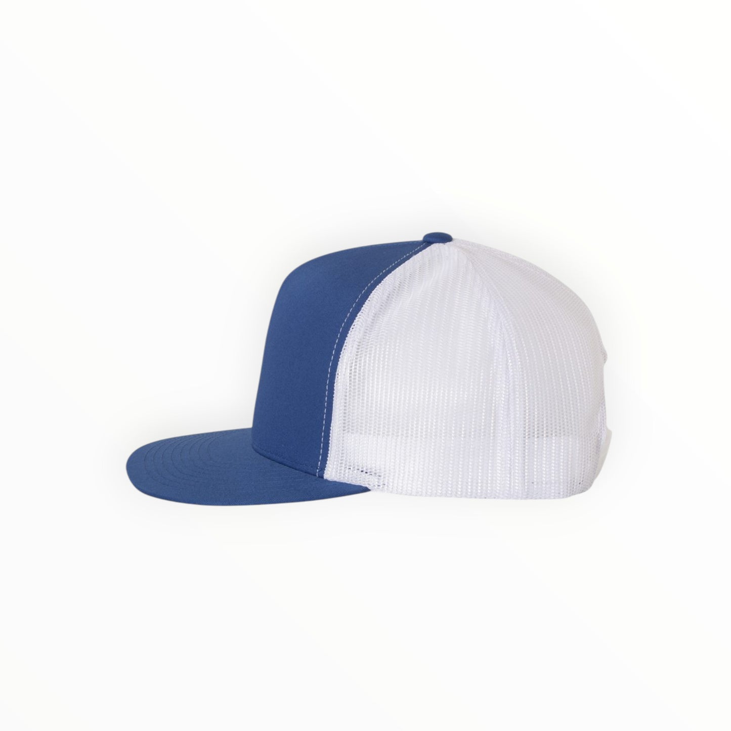 Your Logo on a Yupoong Classics 6006 Flat Bill Trucker Hat